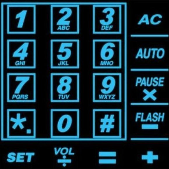 LCD Touch Panel Caller ID Phone With Calendar/Calc - Picture 2 of 6